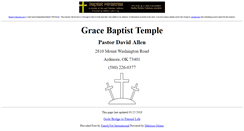 Desktop Screenshot of gracebt.us